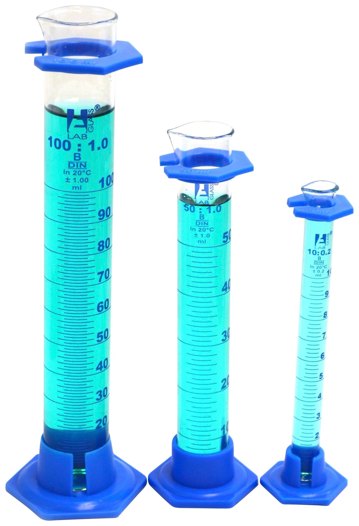 CYLINDER GRADUATED GLASS SET