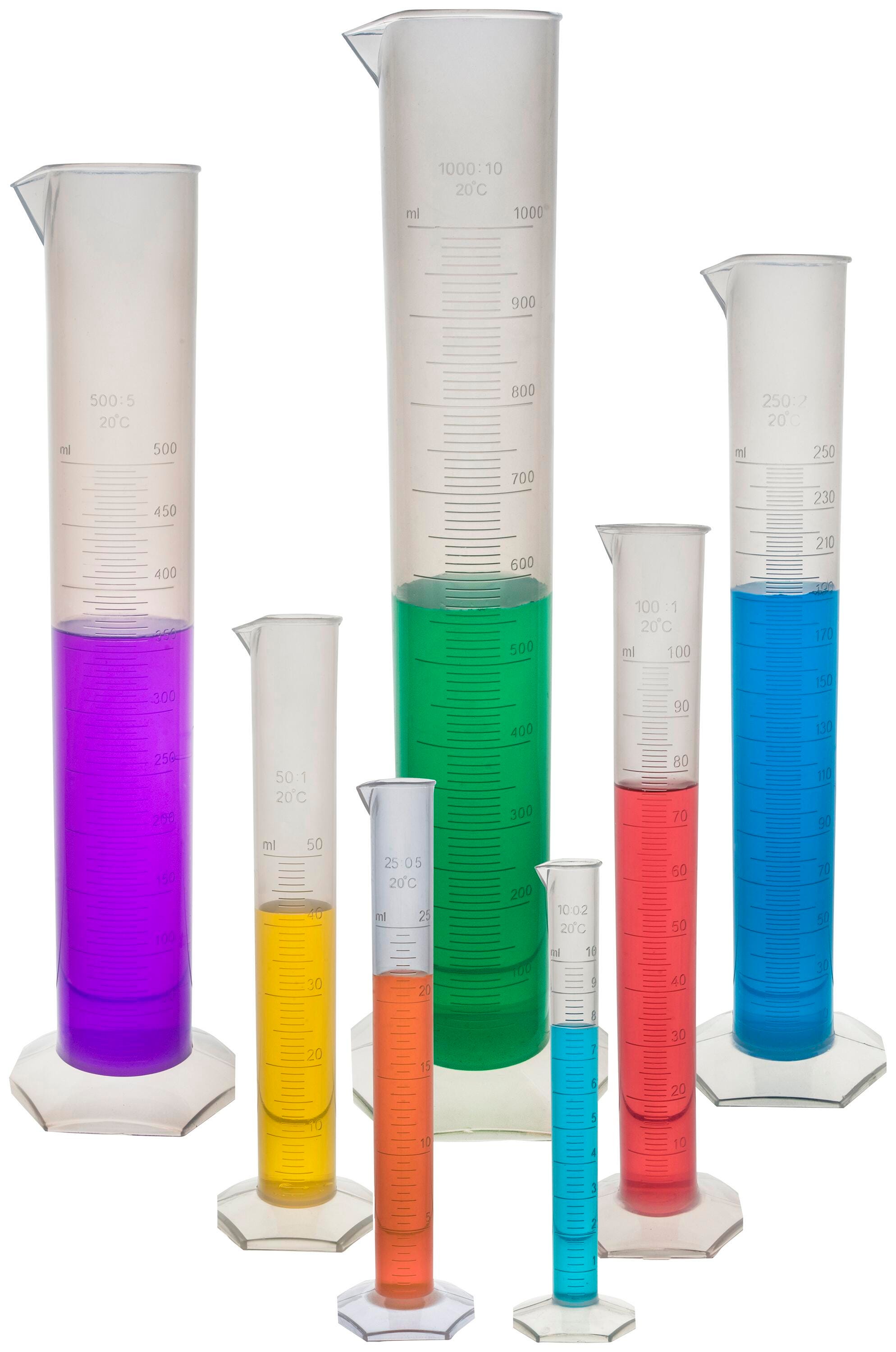 CYLINDER GRADUATED POLYPROPYLENE SET