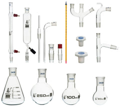SET GLASSWARE ORGANIC CHEMISTRY DISTILLATION