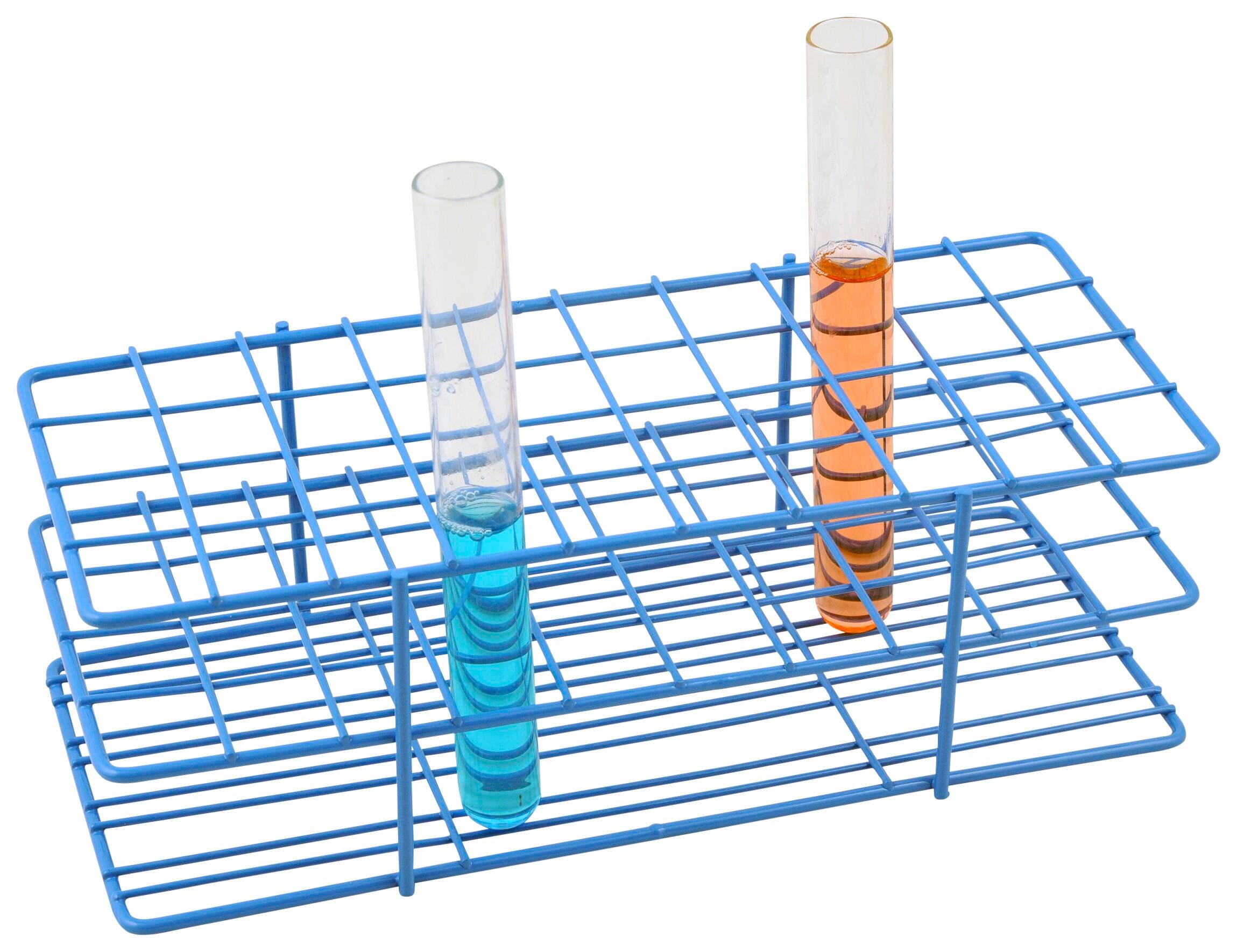 RACK TEST TUBE EPOXY COATED 4 X 10 FORMAT 18-20MM