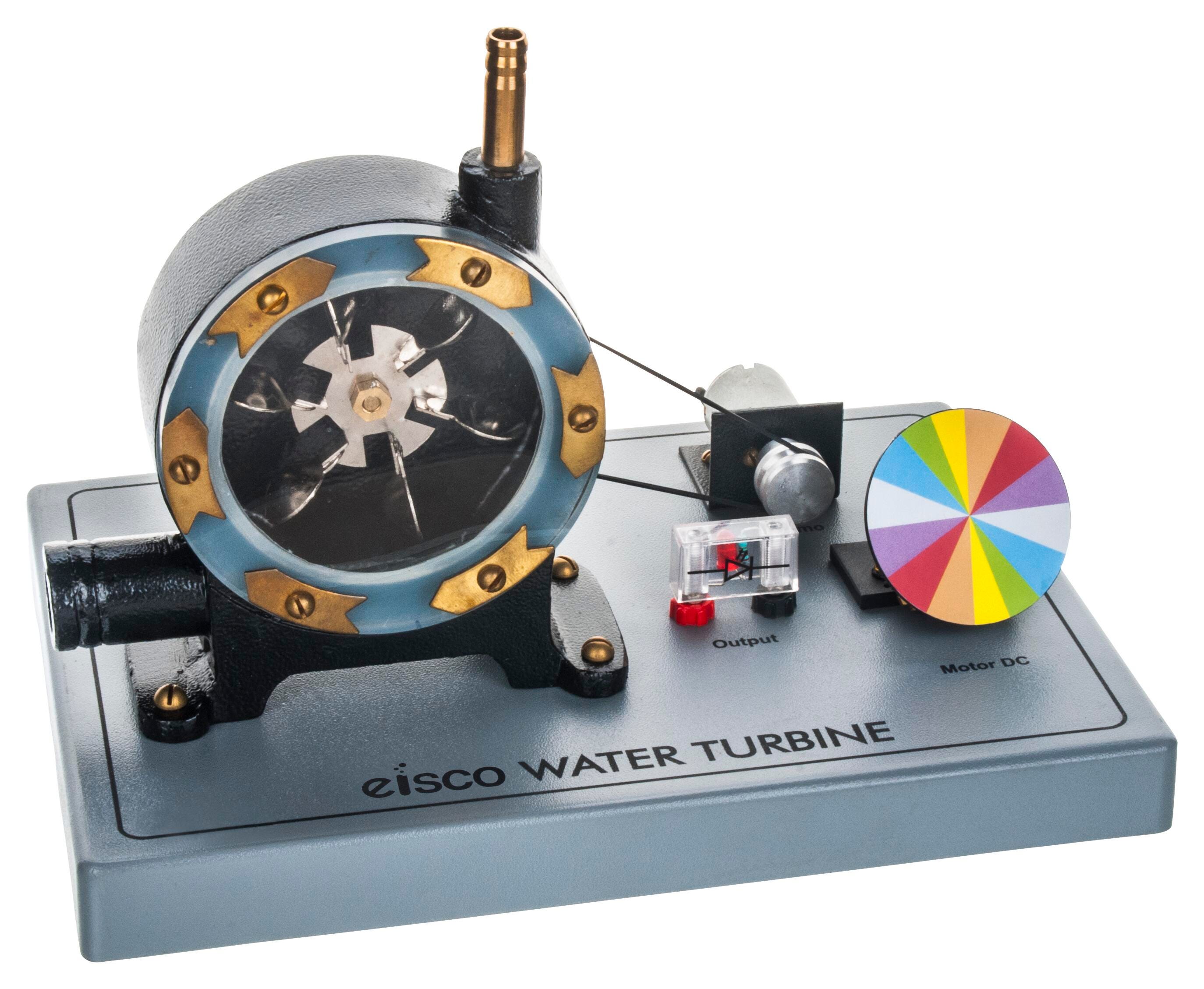 MODEL WATER TURBINE WITH DYNAMO