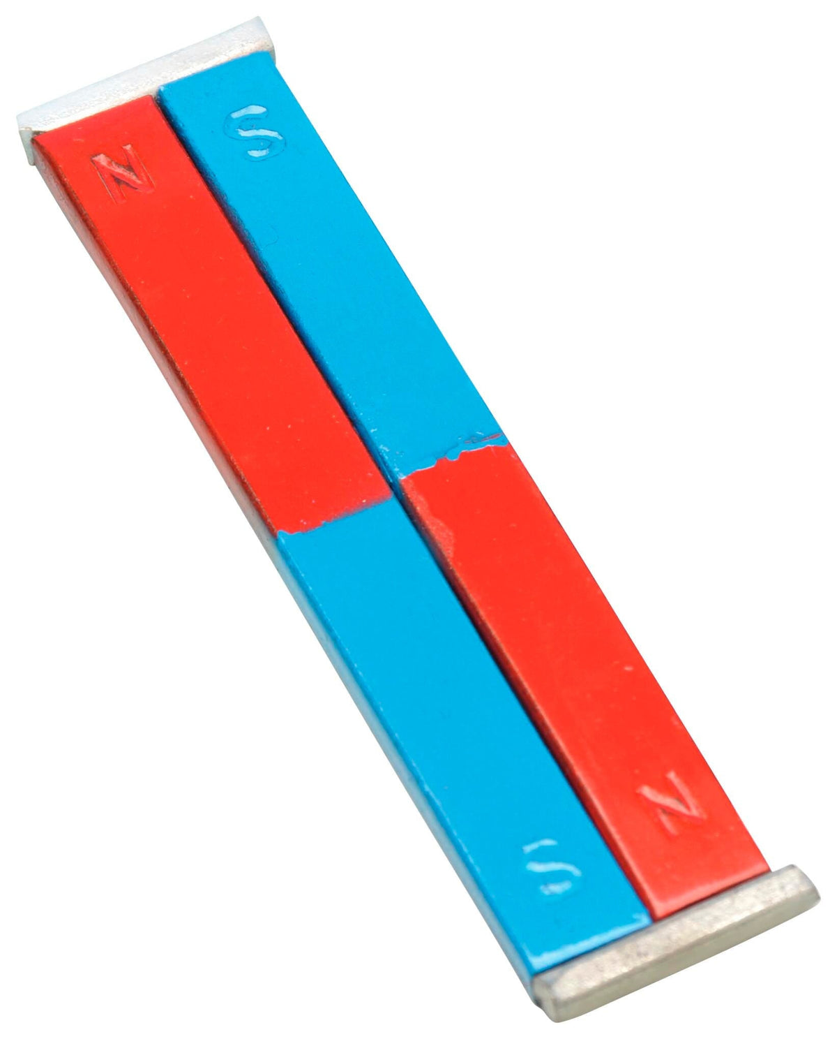 MAGNET RED AND BLUE BAR CHROME STEEL