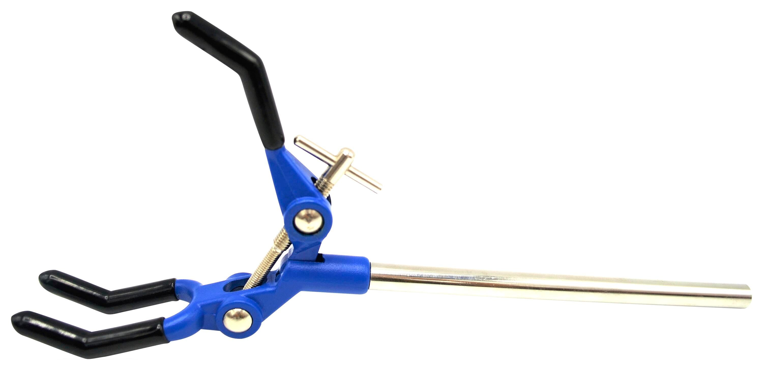 CLAMP 3 FINGER RUBBER COATED LONG