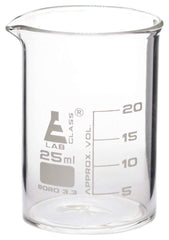 BEAKER GLASS LOW FORM 25ML