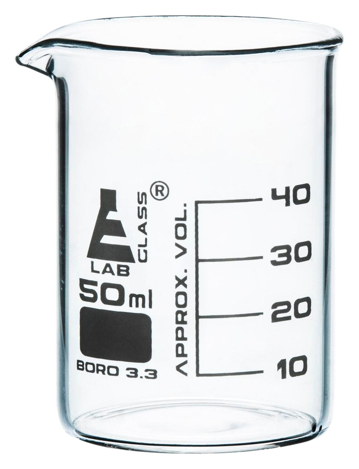 BEAKER GLASS LOW FORM 50ML