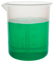 BEAKER POLYPROPYLENE 500ML