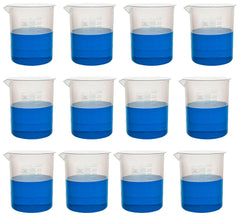 BEAKER POLYPROPYLENE 1000ML PACK OF 12