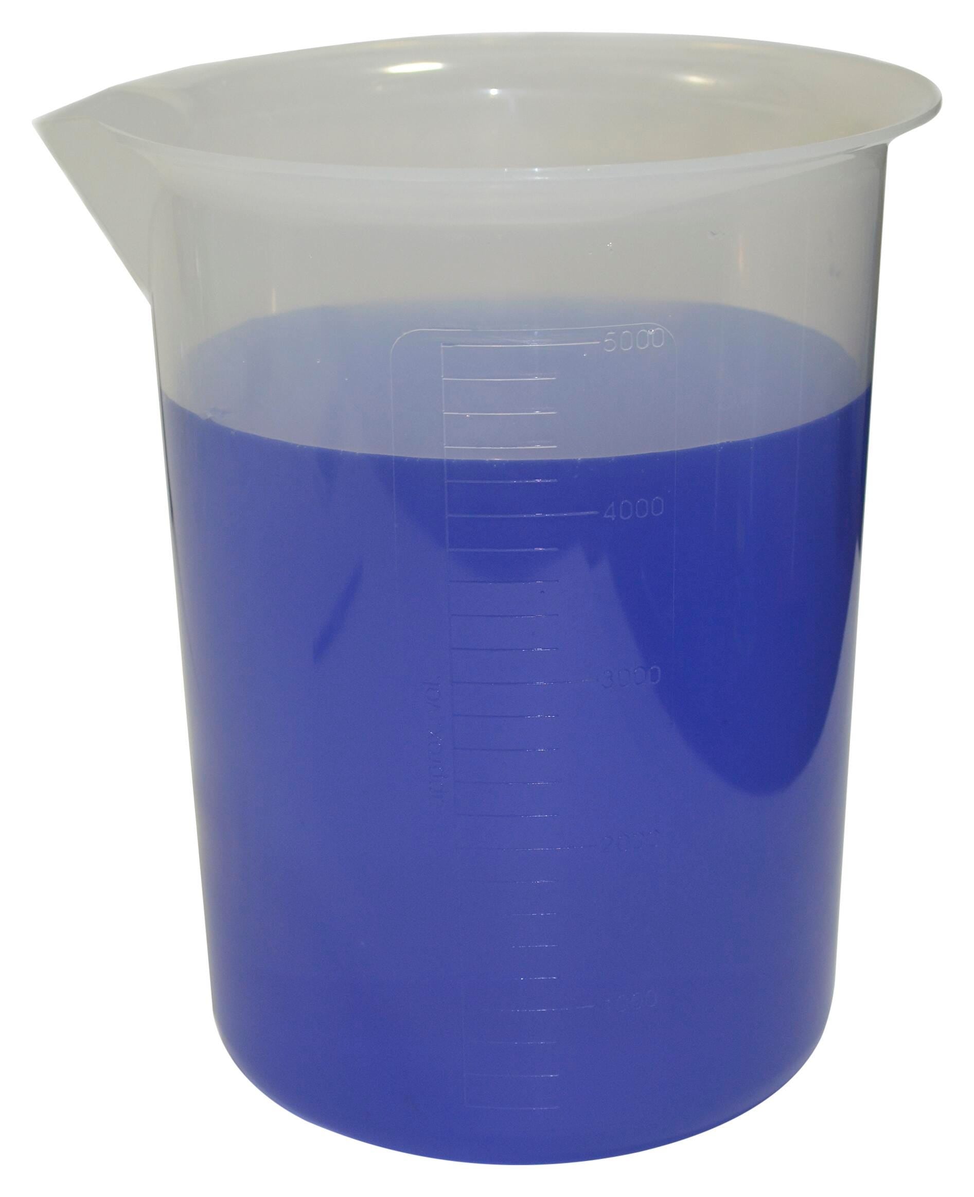 BEAKER POLYPROPYLENE 5000ML