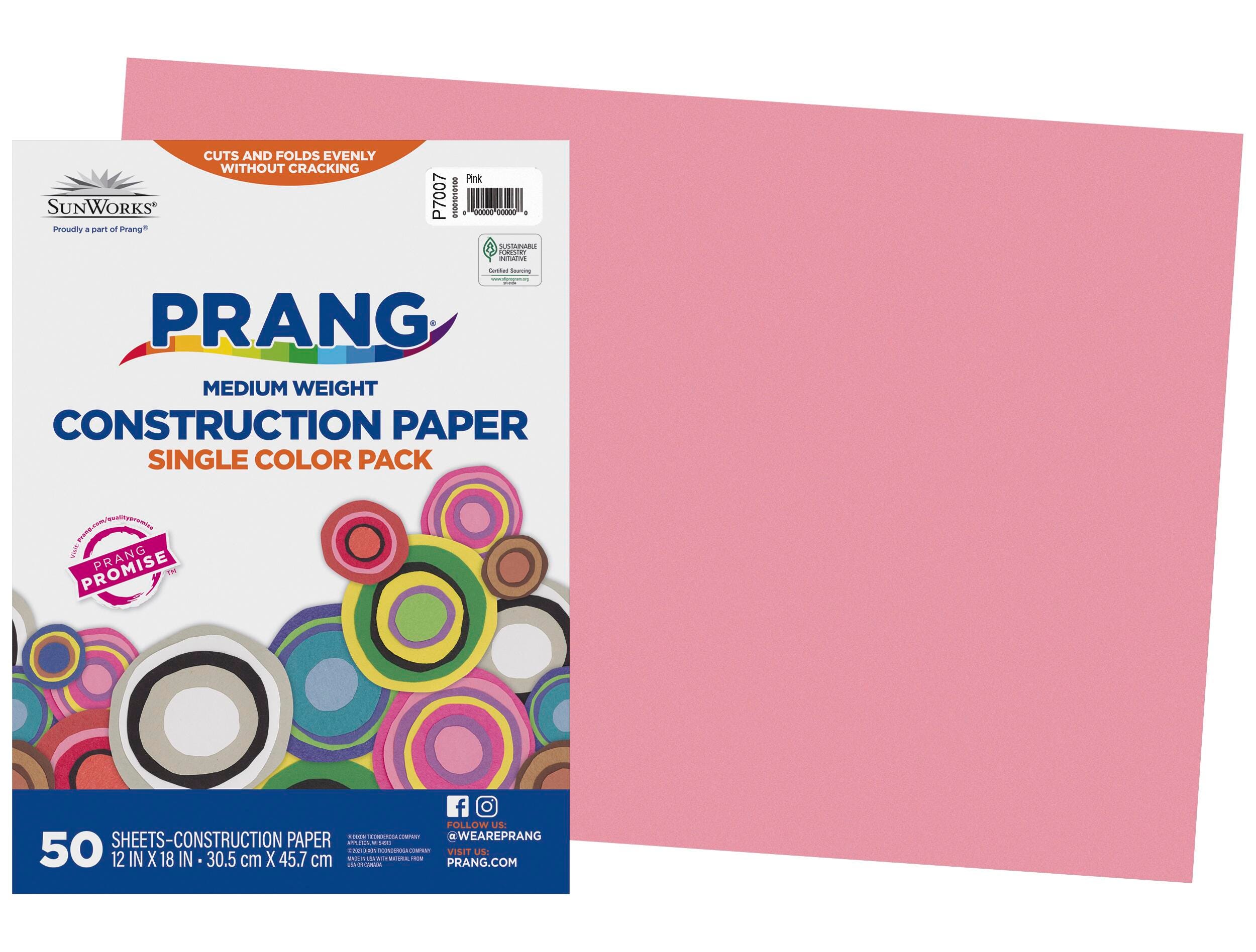 CONST PPR 12X18 PINK PRANG PACK OF 50