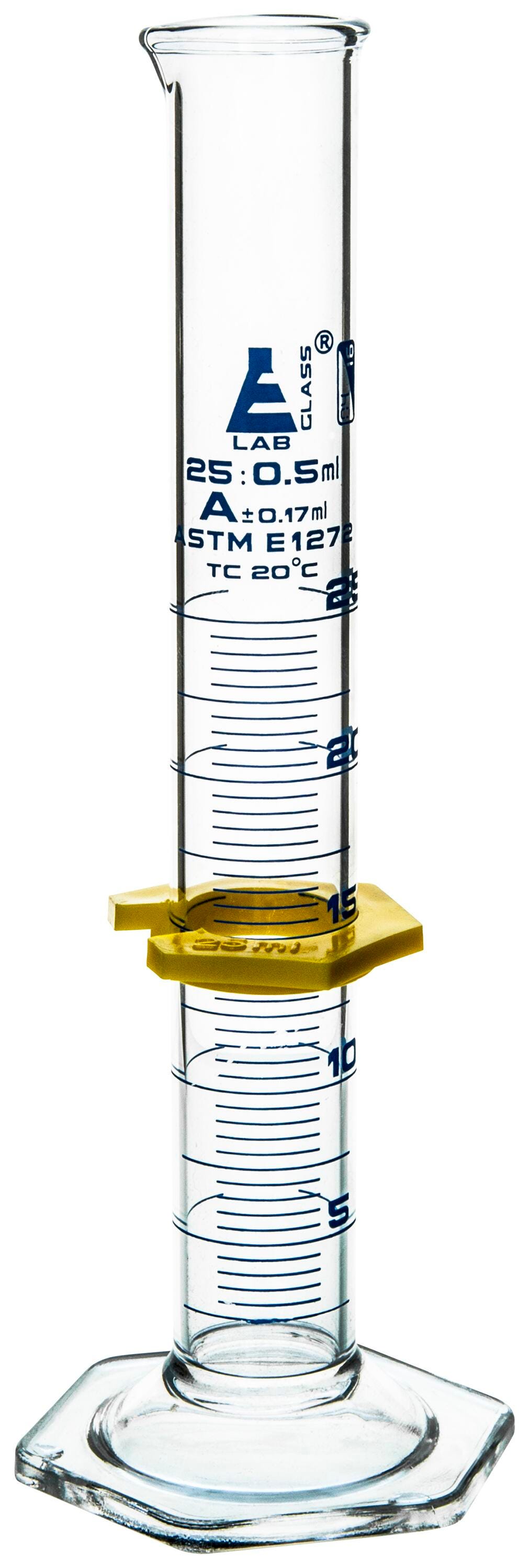 CYLINDER GRADUATED GLASS 25ML CLASS A
