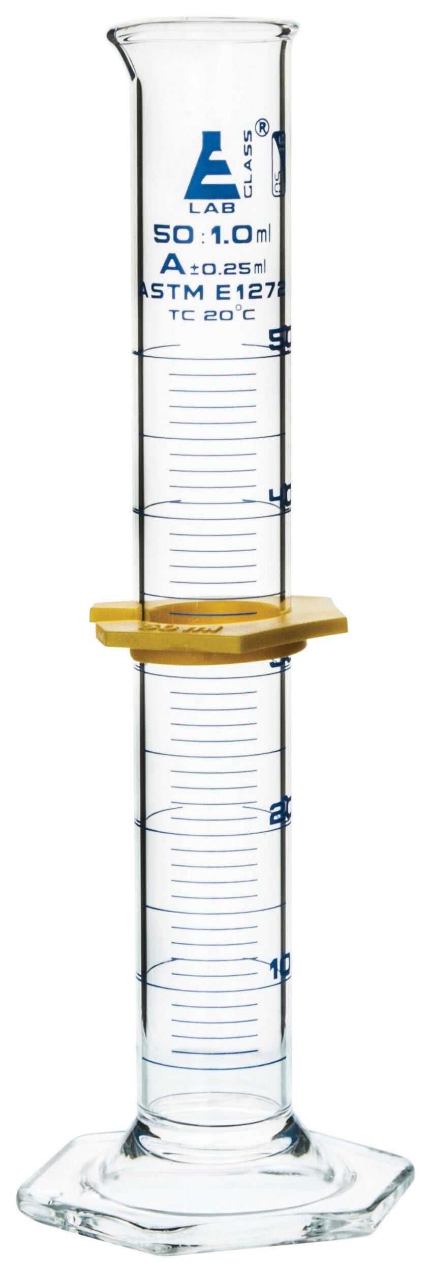 CYLINDER GRADUATED GLASS 50ML CLASS A