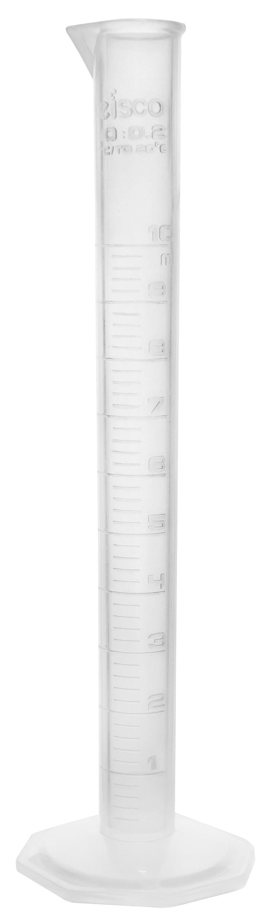 CYLINDER GRADUATED POLYPROPYLENE 10ML