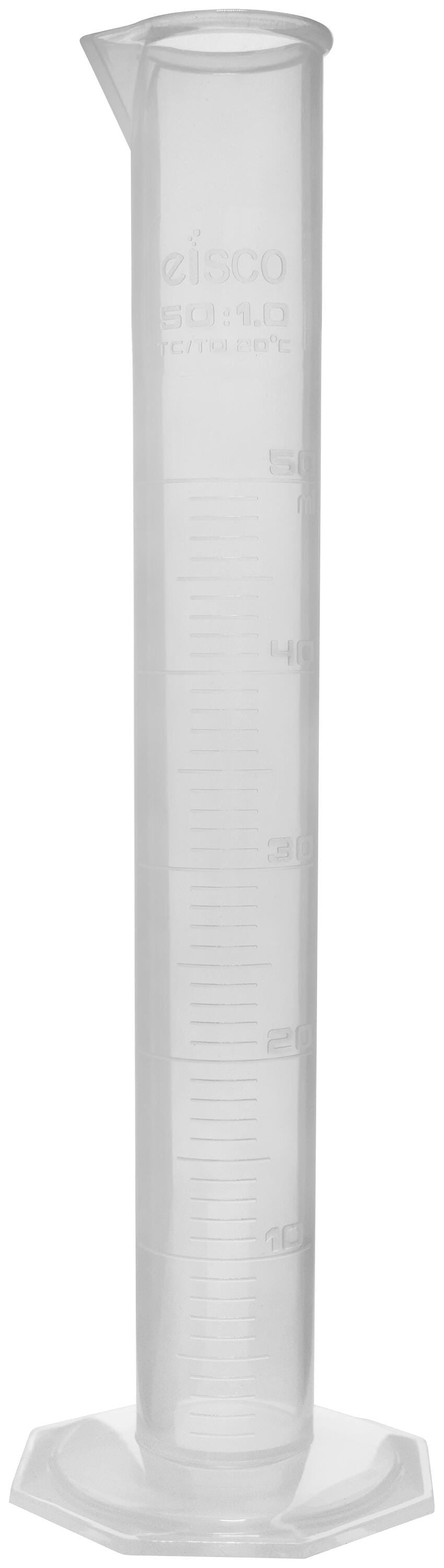CYLINDER GRADUATED POLYPROPYLENE 50ML