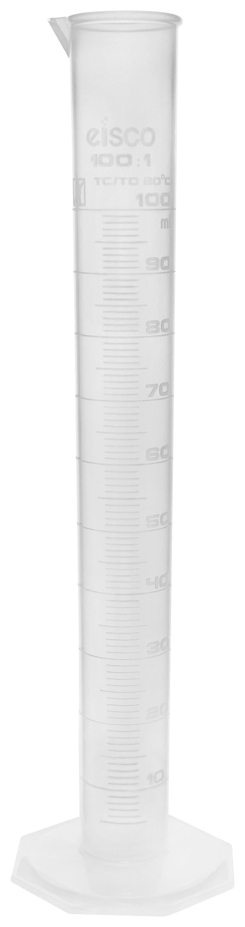 CYLINDER GRADUATED POLYPROPYLENE 100ML