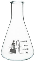 FLASK ERLENMEYER GLASS NARROW NECK 150ML