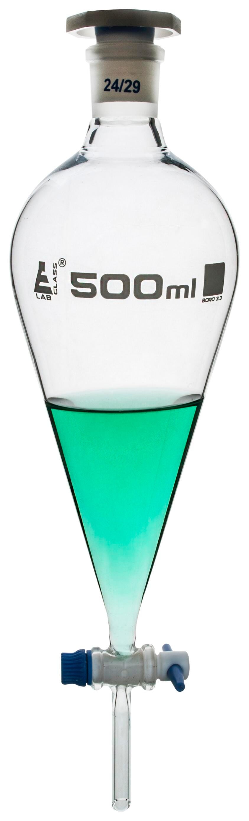 FUNNEL SEPARATING PEAR SHAPED 500ML