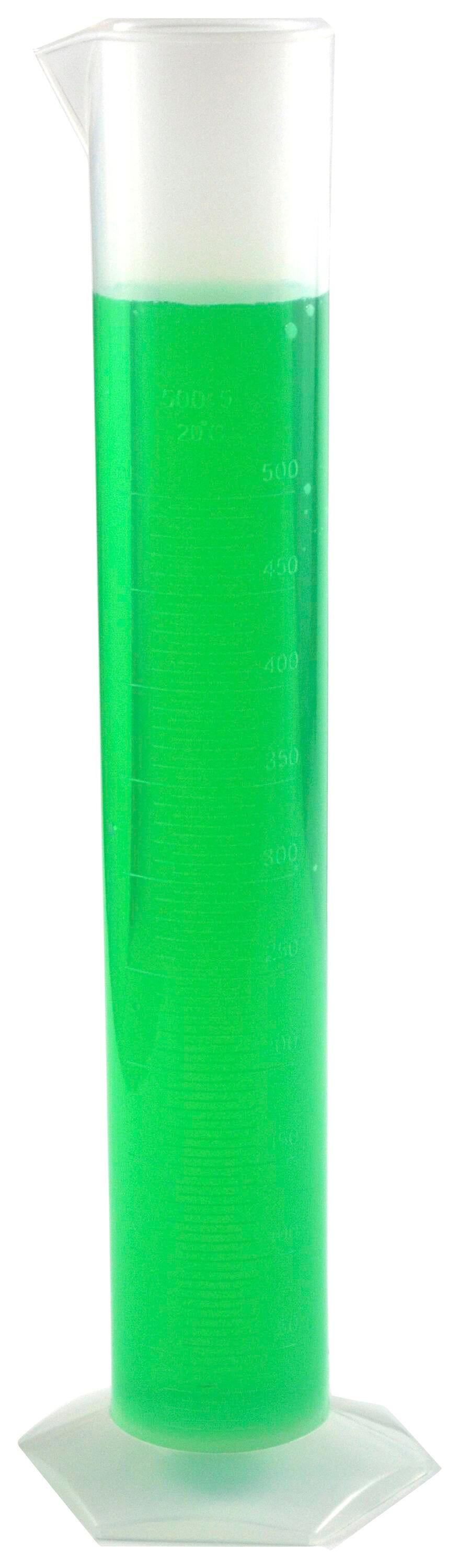 CYLINDER GRADUATED POLYPROPYLENE 500ML PACK OF 4