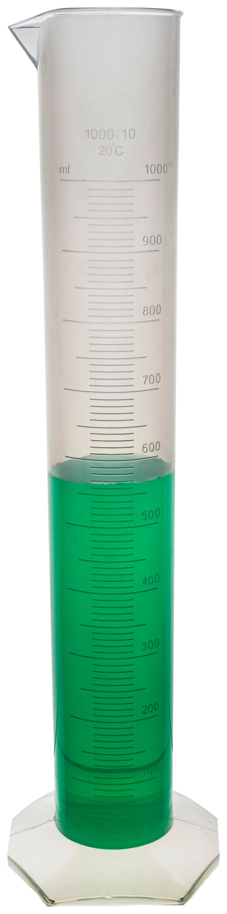 CYLINDER GRADUATED POLYPROPYLENE 1000ML PACK OF 3