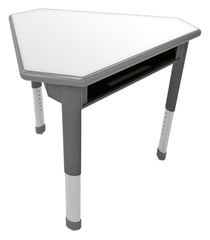 DESK - CLASSROOM SELECT - CONCORD - GEM - 34 W X 30 D - MARKERBOARD - T-MOLD - SPECIFY TOP COLOR - SPECIFY EDGE COLOR - BOOKBOX