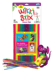 WIKKI STIX ASSORTED NEON COLORS SET OF 48
