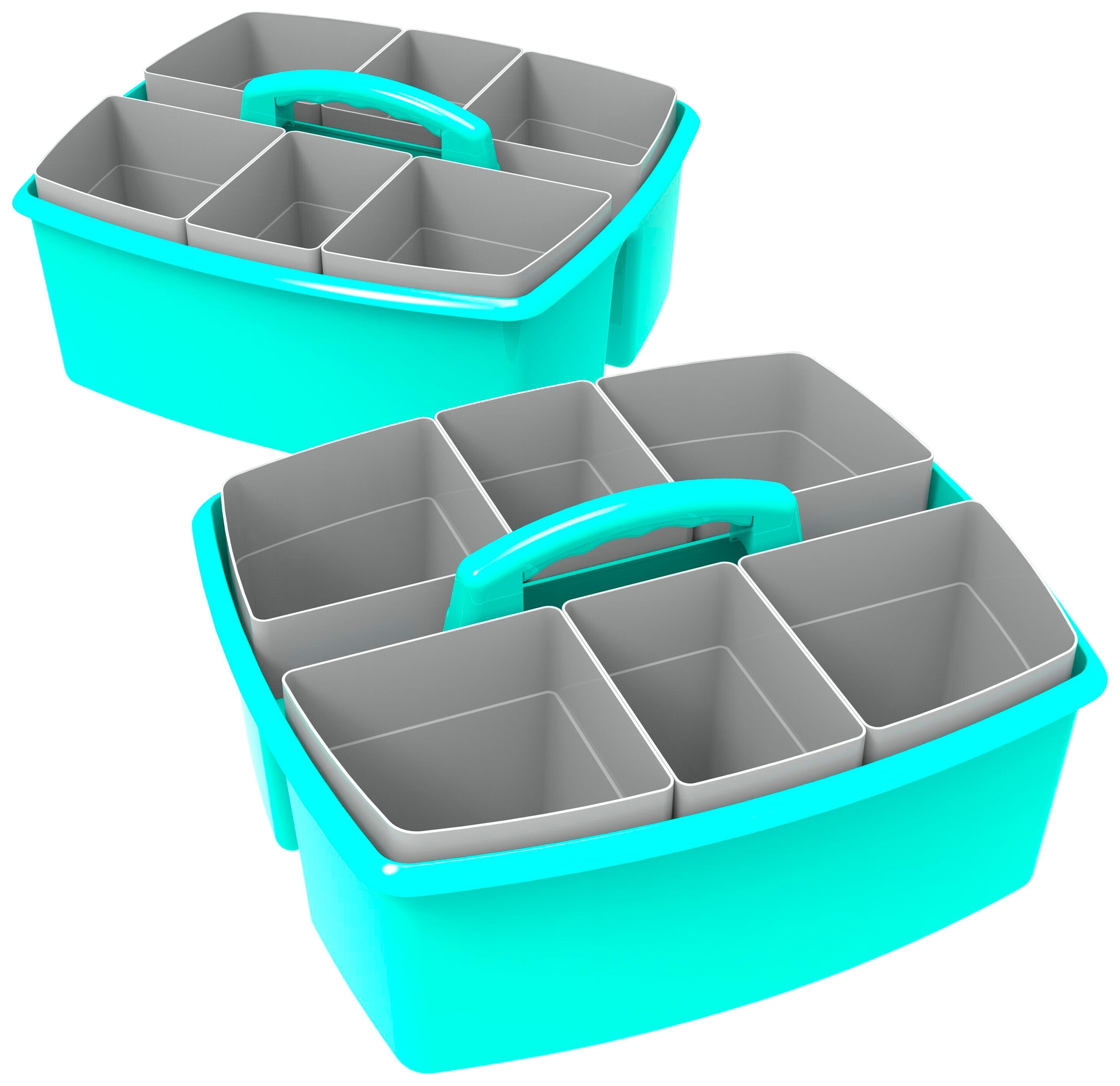 CADDY WITH CUPS TEAL PACK OF 2