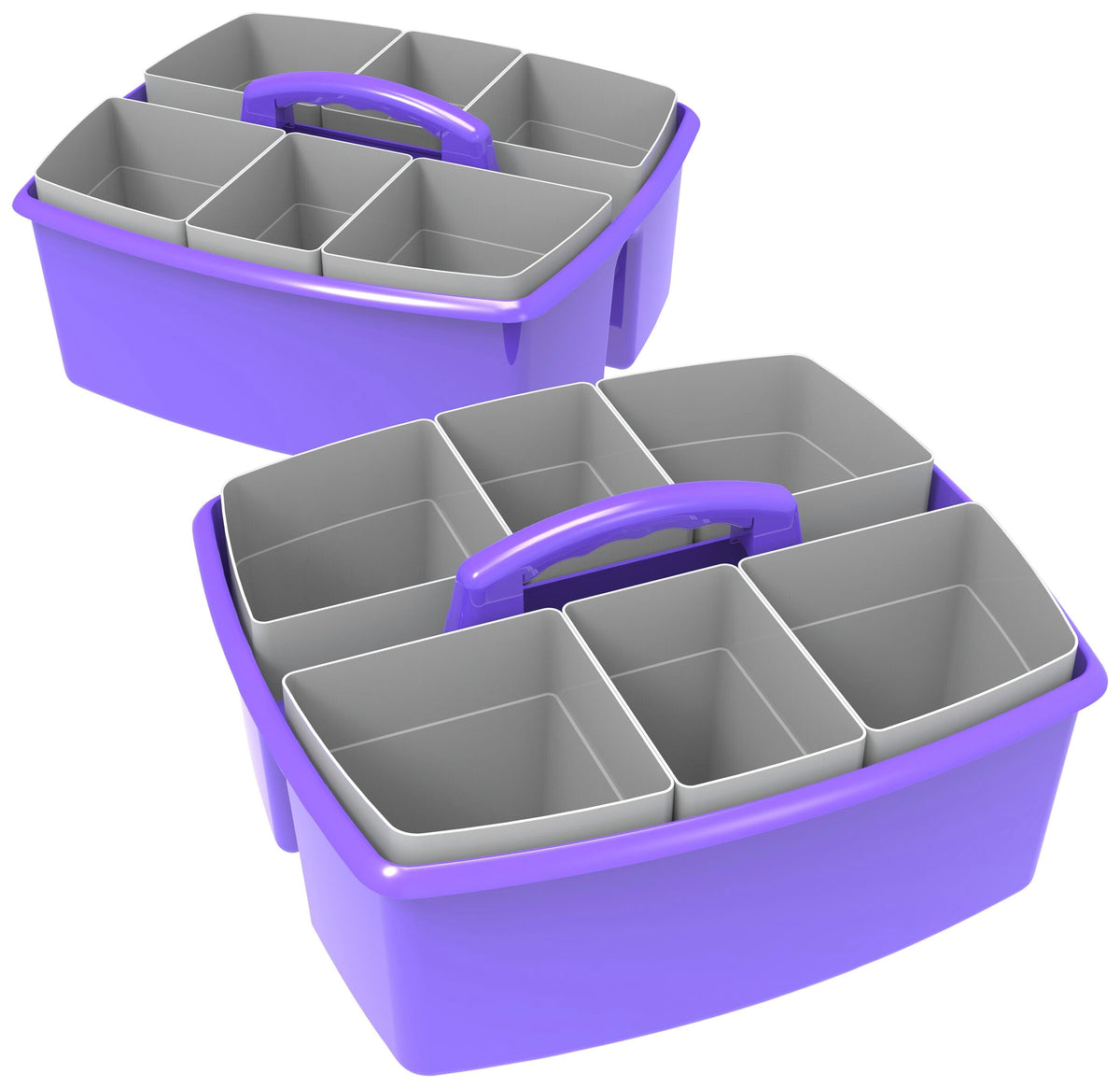 CADDY WITH CUPS PURPLE PACK OF 2
