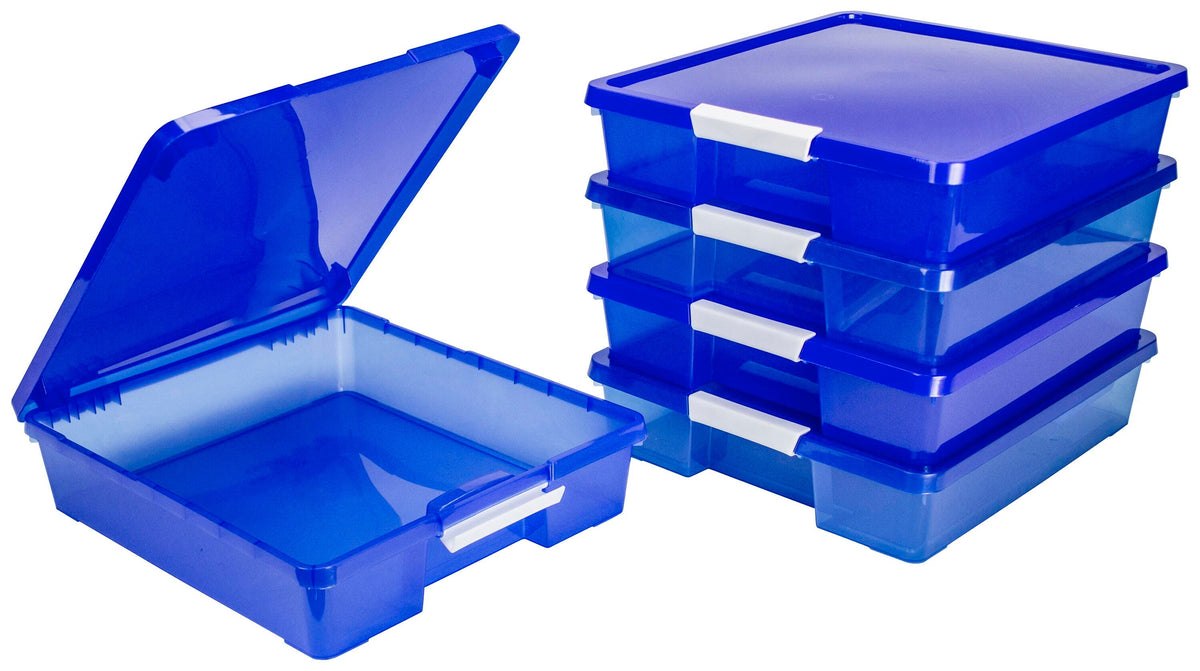 BOX CRAFT 13.25 X 15.25 X 3.25 IN BLUE PACK OF 5