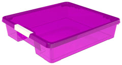 BOX CRAFT 13.25 X 15.25 X 3.25 IN PURPLE PACK OF 5