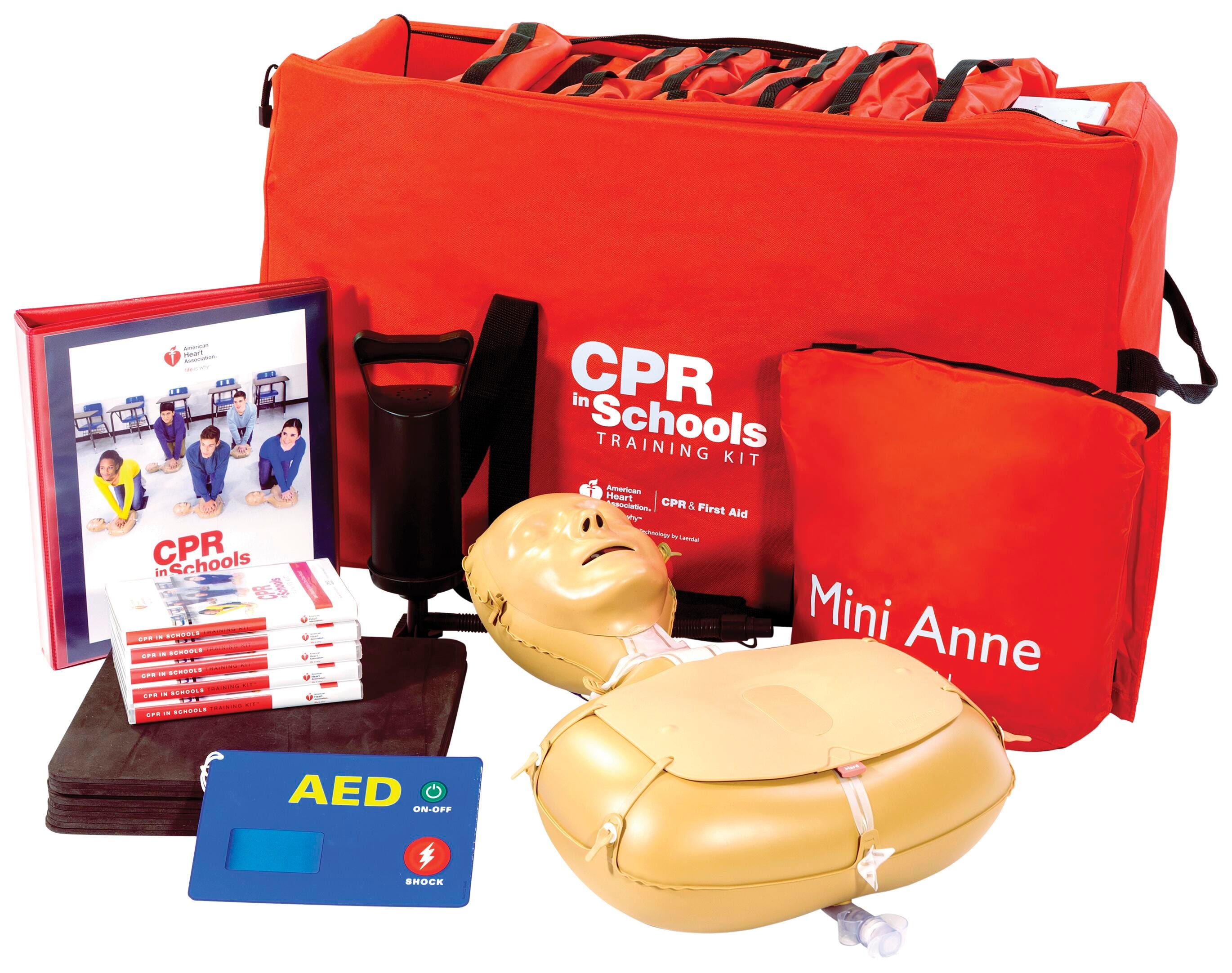 AED TRAINER CPR IN SCHOOLS 5 PACK