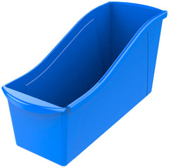 BOOK BINS INTERLOCKING LARGE BLUE EACH