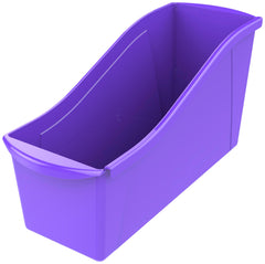 BOOK BINS INTERLOCKING LARGE PURPLE EACH
