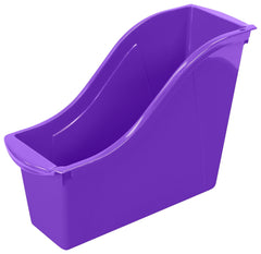 BOOK BINS INTERLOCKING SMALL PURPLE EACH