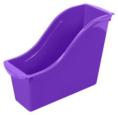 BOOK BINS INTERLOCKING SMALL PURPLE PACK OF 6