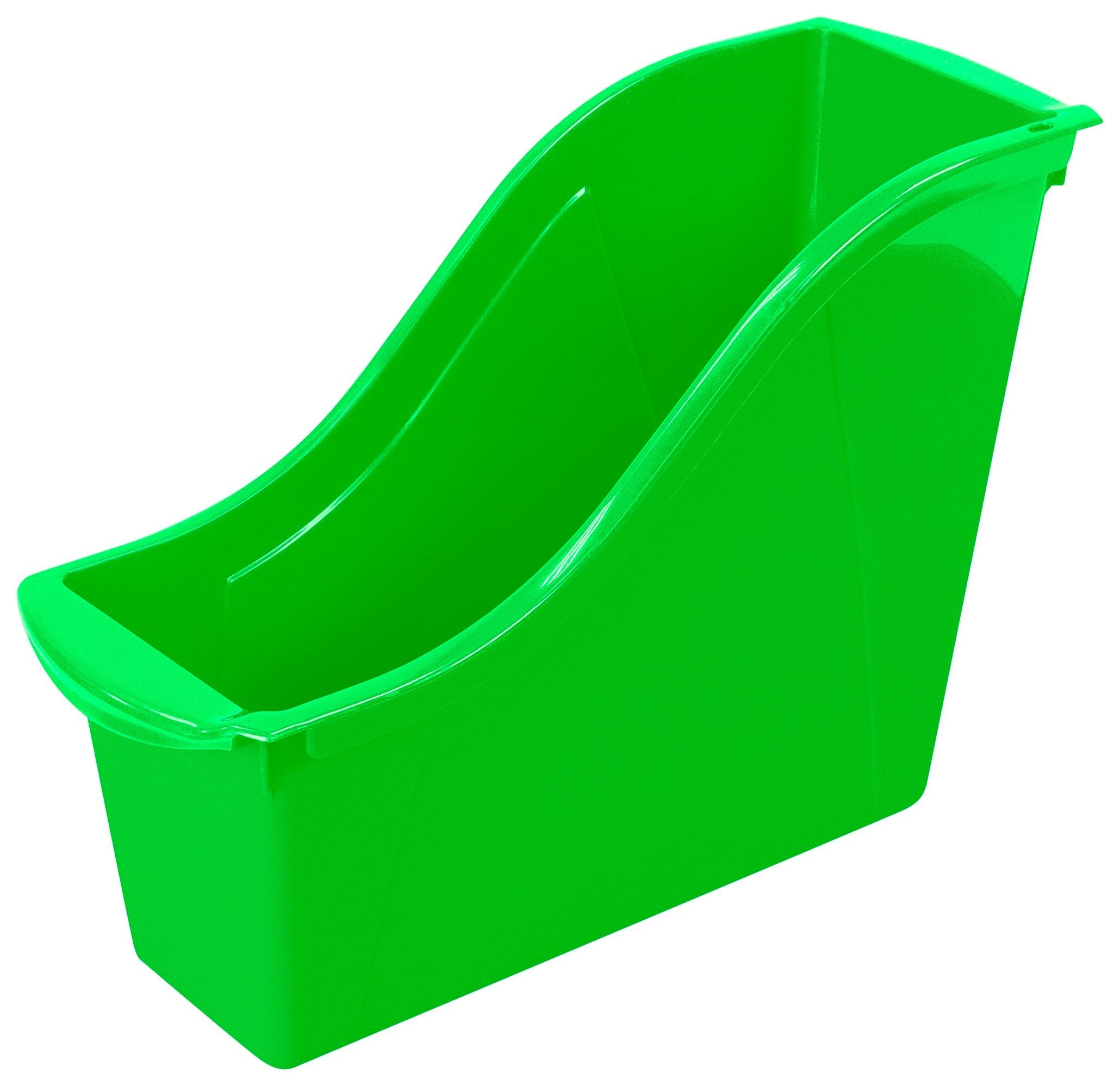 BOOK BINS INTERLOCKING SMALL GREEN PACK OF 6