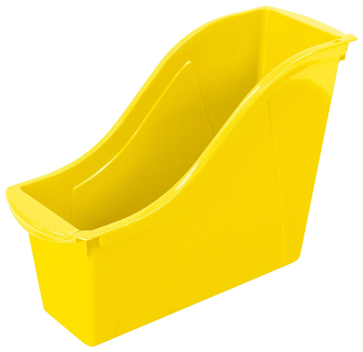 BOOK BINS INTERLOCKING SMALL YELLOW PACK OF 6
