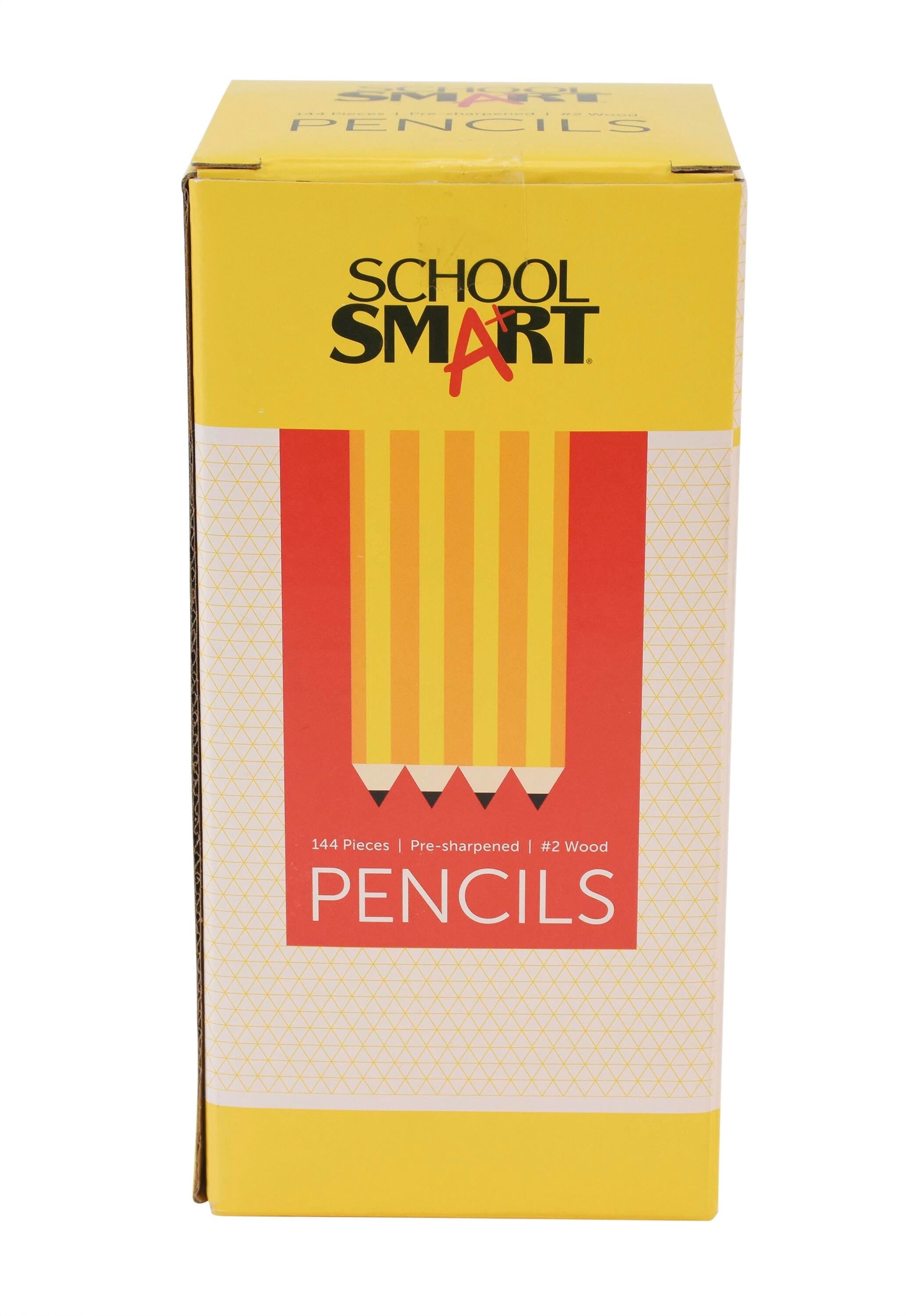 PENCIL #2 PRE-SHARPENED PACK OF 144 - SCHOOL SMART