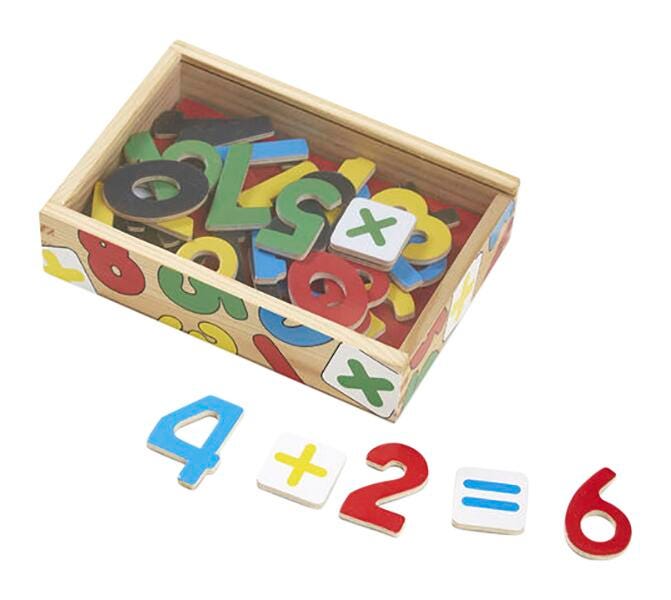 MAGNETIC WOODEN NUMBERS