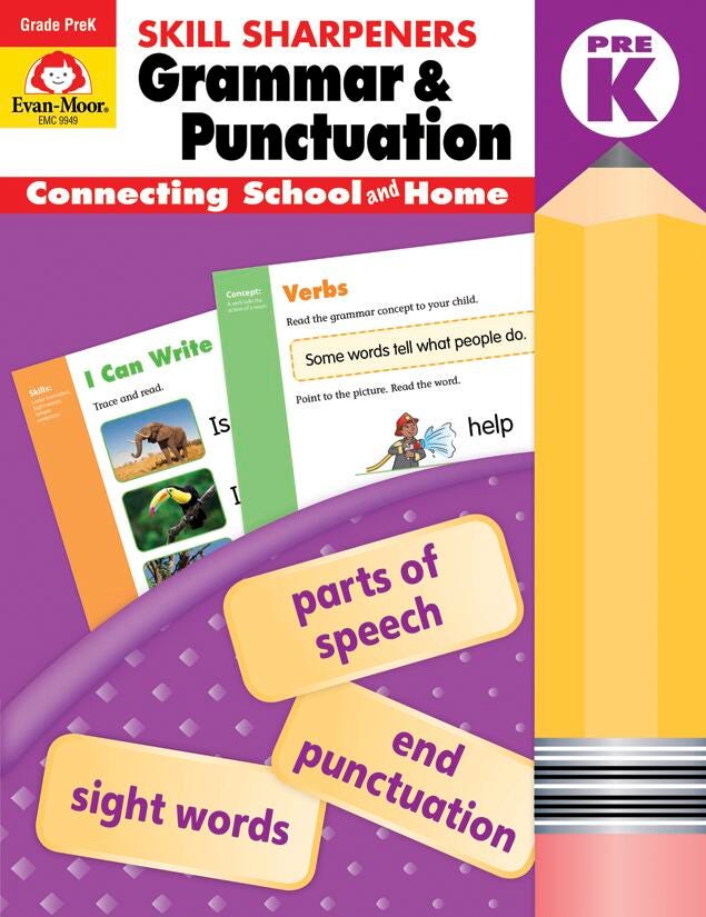 WORKBOOK - SKILLS GRAMMAR PUNCTUATION GR PREK