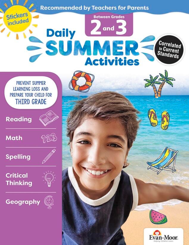 WORKBOOK - DAILY SUMMER ACTIVITIES GR 2-3