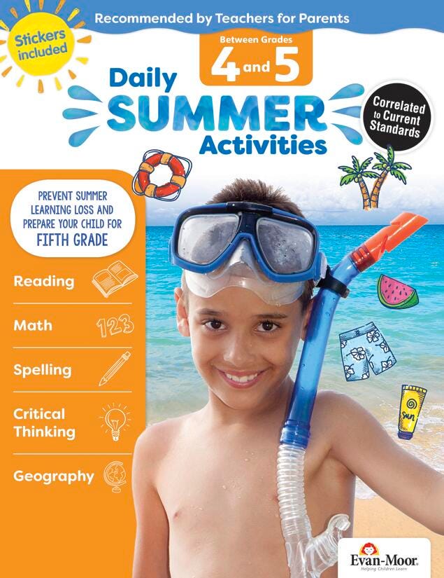 WORKBOOK - DAILY SUMMER ACTIVITIES GR 4-5