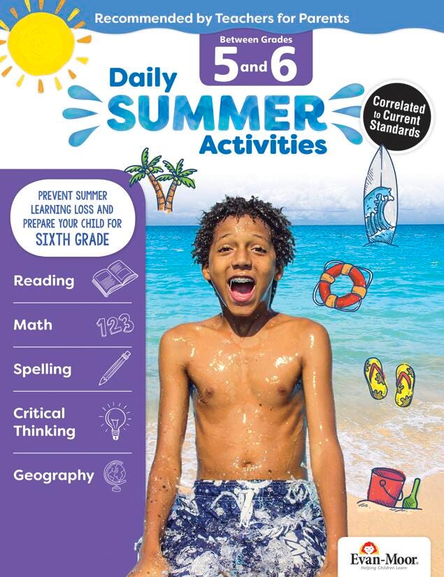 WORKBOOK - DAILY SUMMER ACTIVITIES GR 5-6