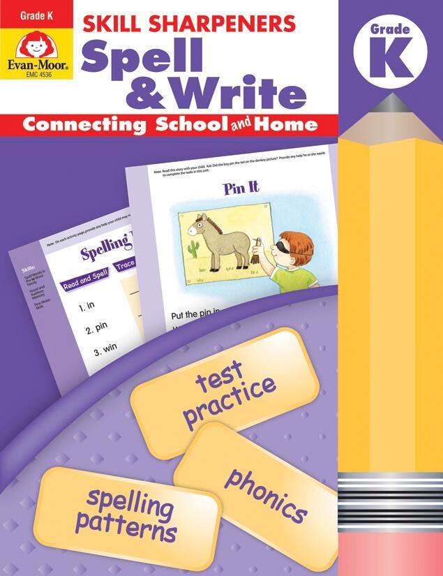 WORKBOOK - SKILL SHARPENERS SPELL/WRITE GR K
