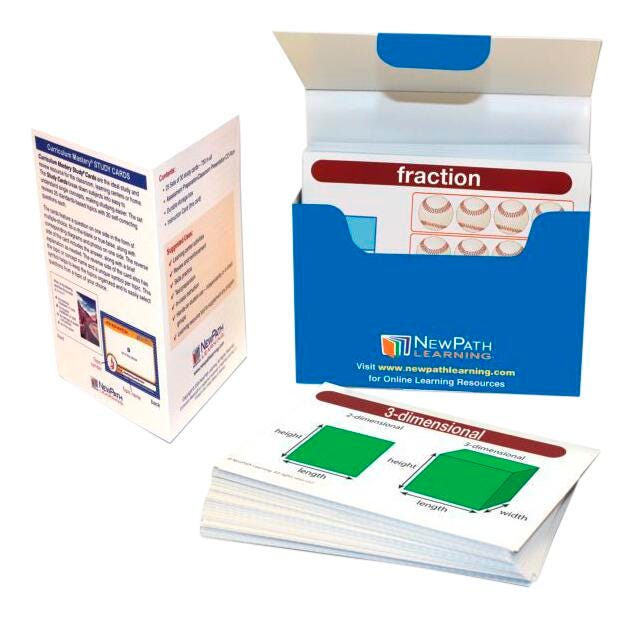 CARDS MATH VOCAB - GR 3 - 5