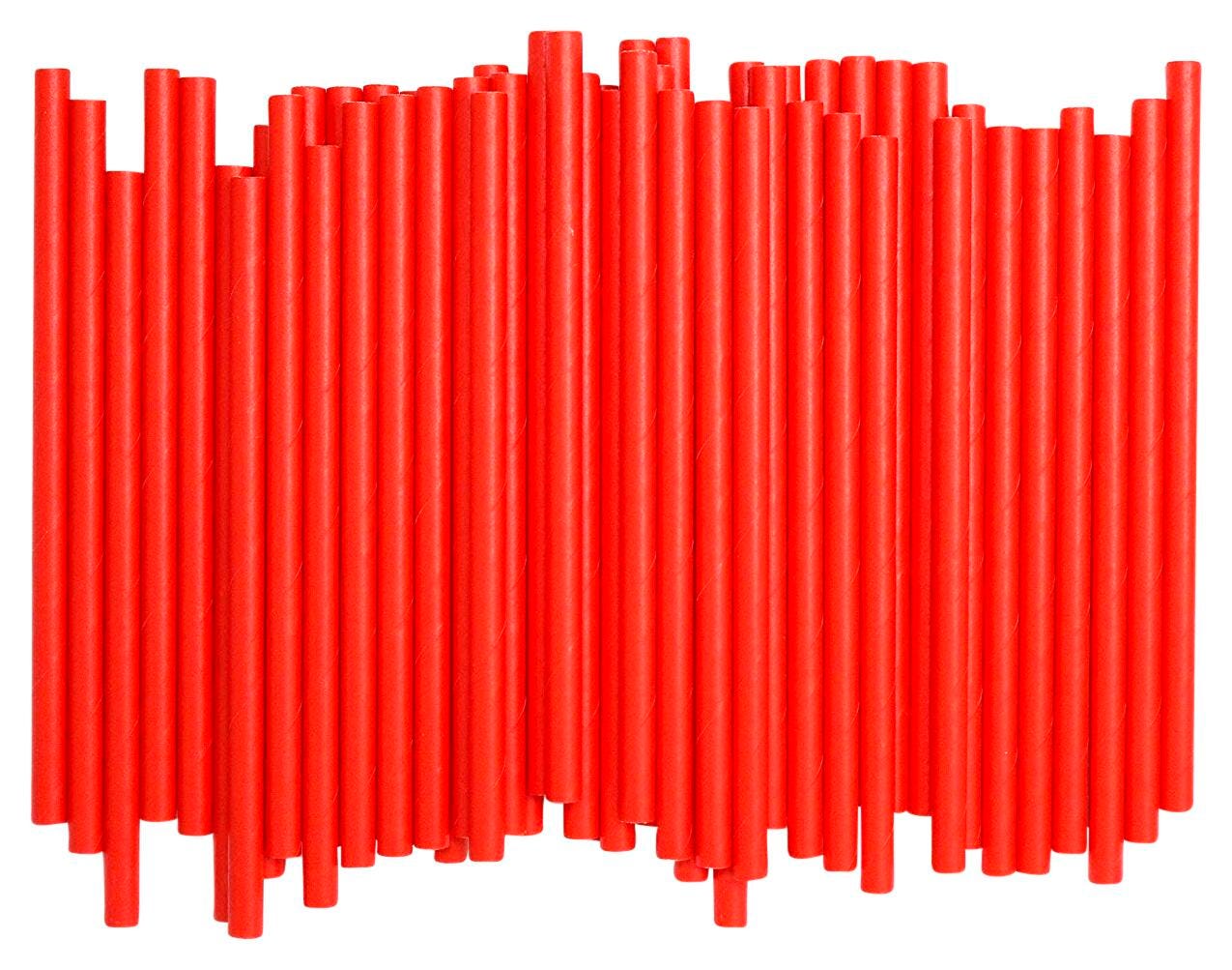 STRAW - PAPR - RED - 5IN - PJS5R4500 - PACK OF 500