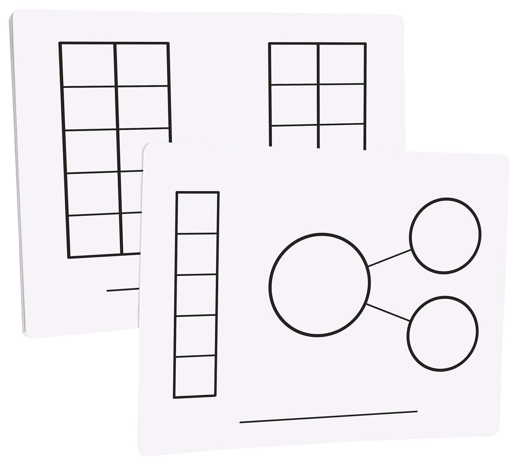 MATS - 5 /10 FRAME WRITE-WIPE S/10 GR K-2