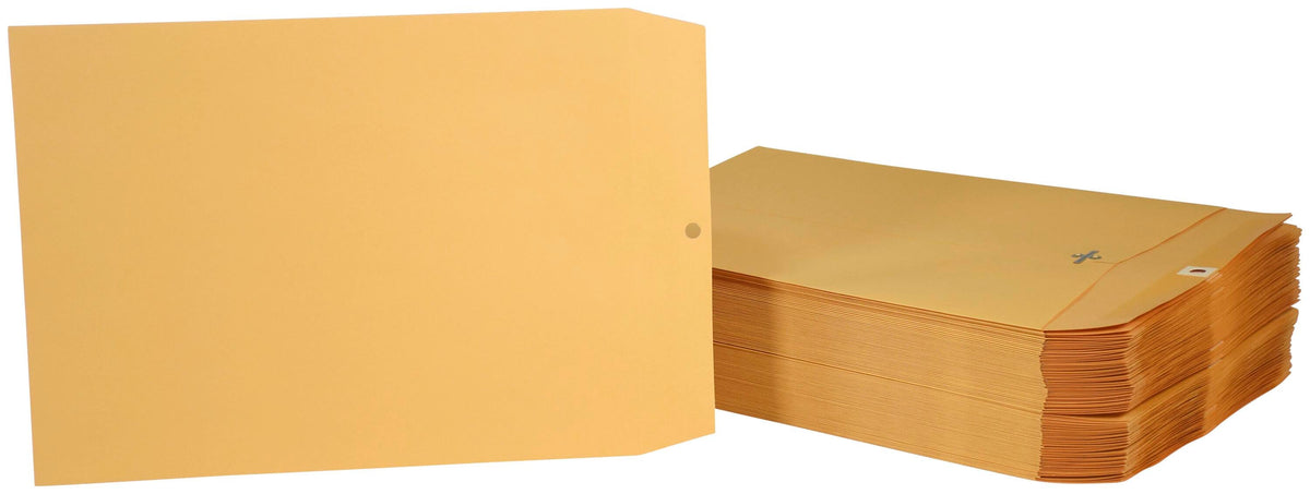 ENVELOPE KRAFT CLASP 9.5X12.5 SCHOOL SMART BOX OF 100