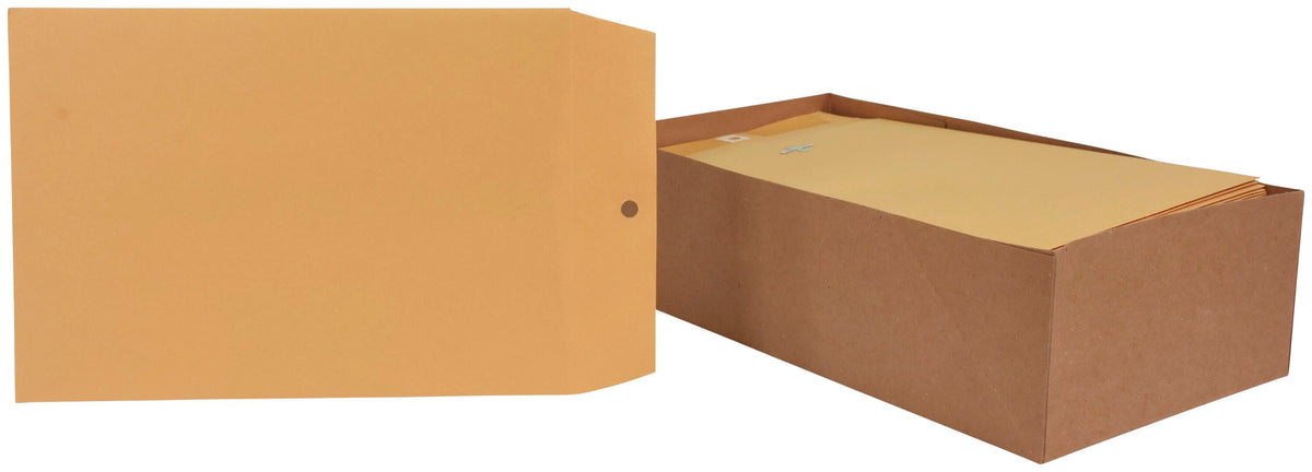 ENVELOPE KRAFT CLASP 7.5X10.5 SCHOOL SMART BOX OF 100