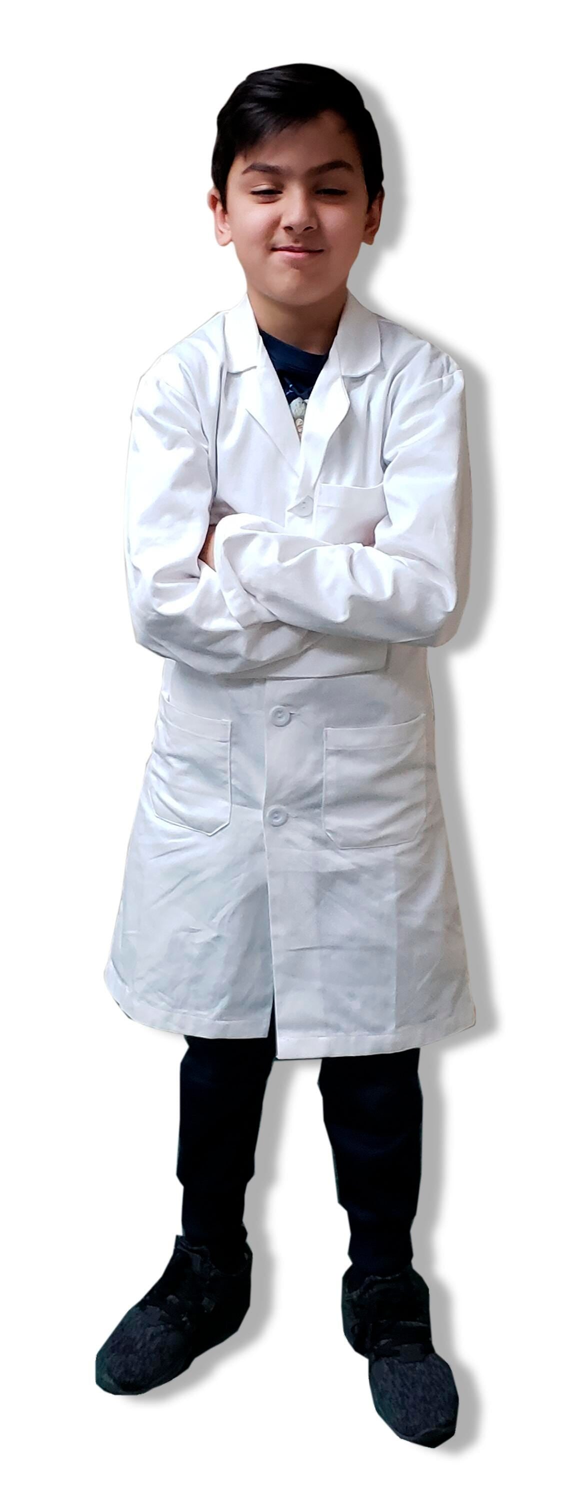 LAB COAT KIDS SZ 7