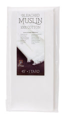 MUSLIN BLEACHED 45 IN X 1 YD