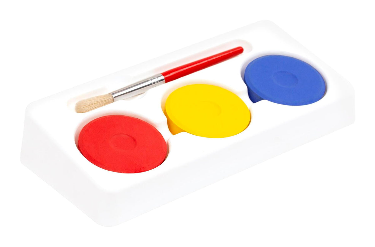 PAINT TEMPERA CAKES RICHESON LARGE ASST PRIMARY TRAY SET OF 3
